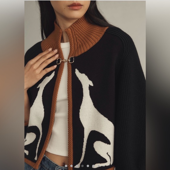 Anthropologie maeve cape cardigan sweater size xl - Picture 3 of 9